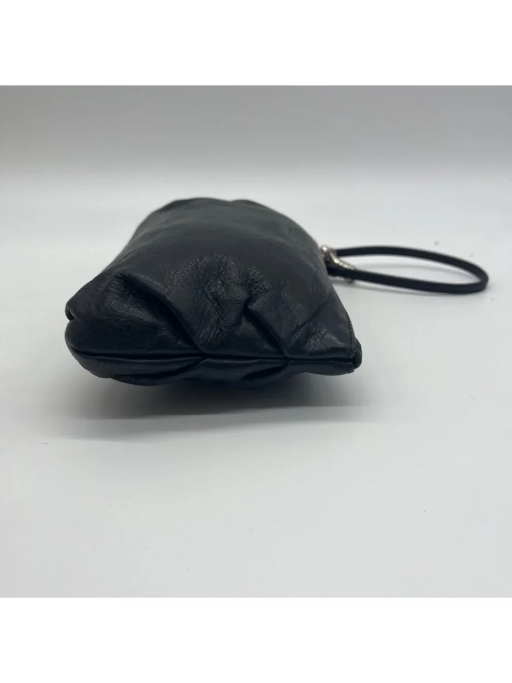 Coach Vintage Black Leather Wristlet